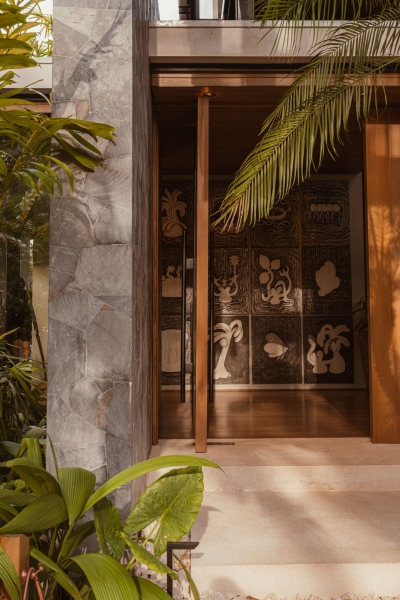 A Hilltop Jungle Retreat With Open-Air Living, and Spa-Like Interiors