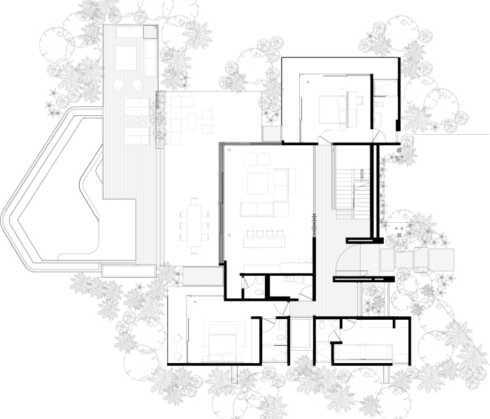 A Hilltop Jungle Retreat With Open-Air Living, and Spa-Like Interiors