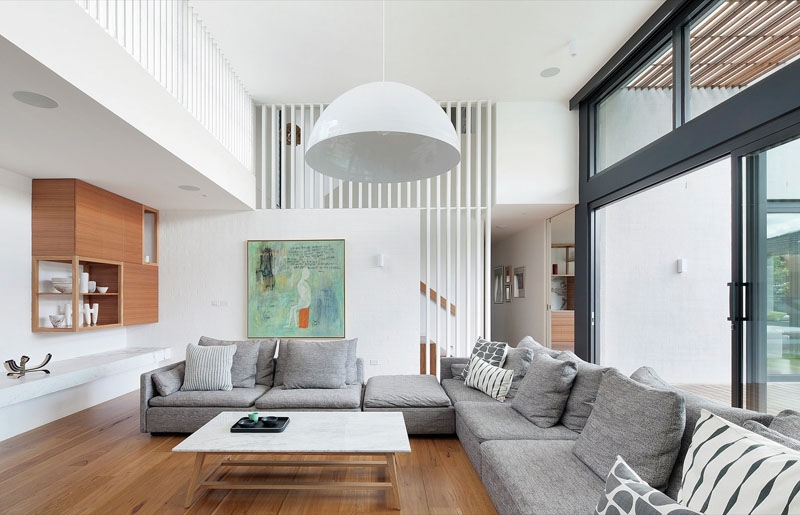 A Mid-Century Modern Facade Conceals The Striking Contemporary Makeover Of This Home