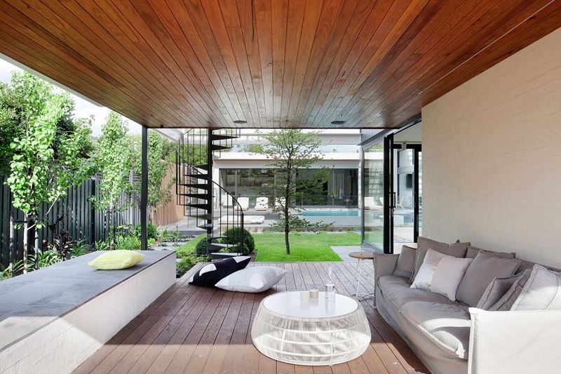 A Mid-Century Modern Facade Conceals The Striking Contemporary Makeover Of This Home