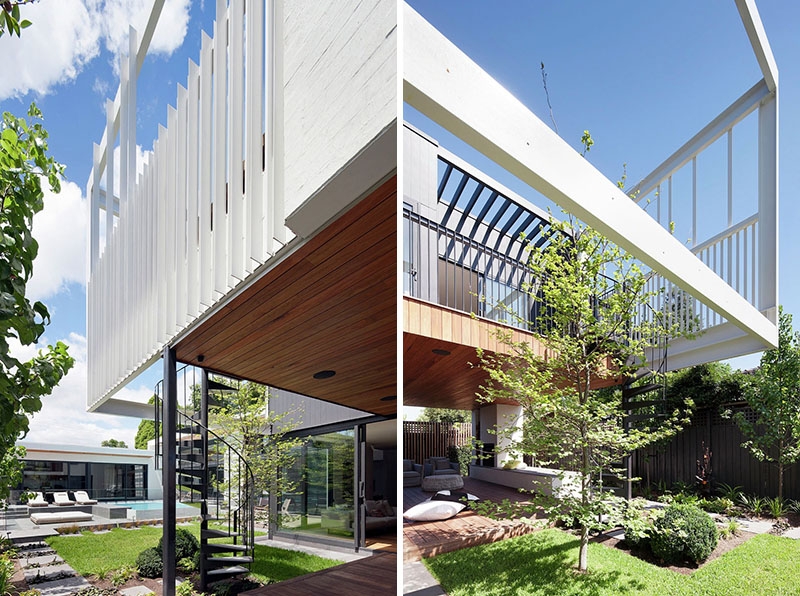 A Mid-Century Modern Facade Conceals The Striking Contemporary Makeover Of This Home