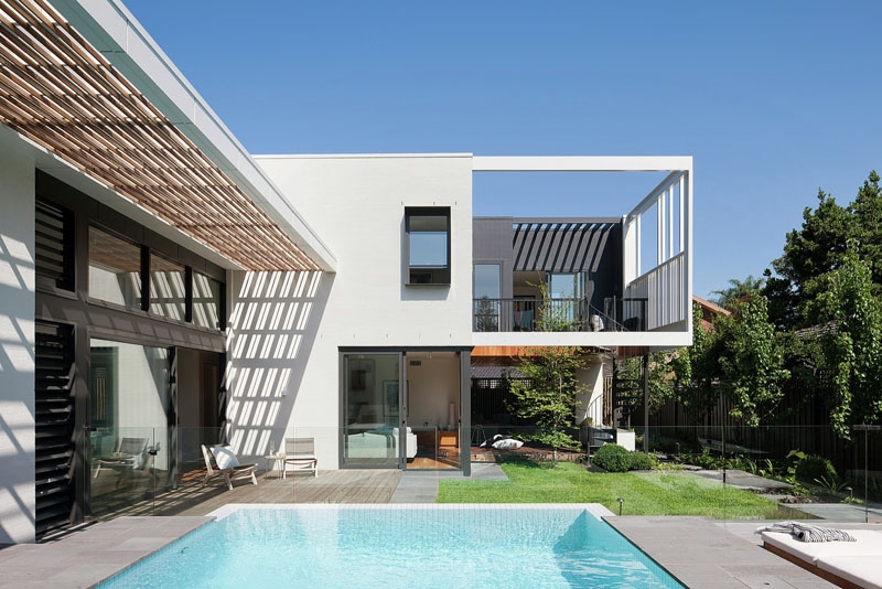 A Mid-Century Modern Facade Conceals The Striking Contemporary Makeover Of This Home
