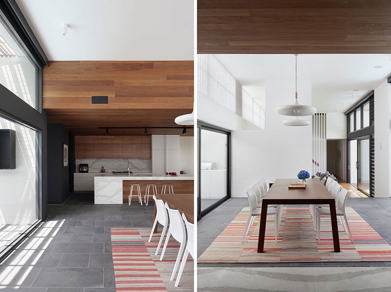 A Mid-Century Modern Facade Conceals The Striking Contemporary Makeover Of This Home