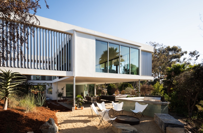 Indoor-Outdoor Living Shines At This Home That Floats Above The Landscape