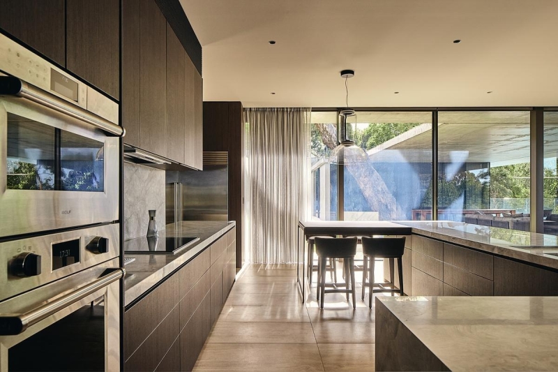 Inside a Striking Modern Home Hidden Behind a Sleek Timber Facade