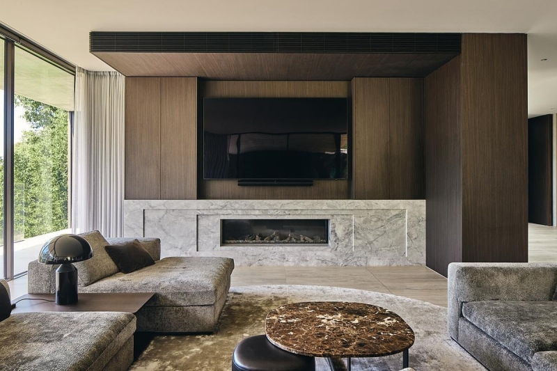 Inside a Striking Modern Home Hidden Behind a Sleek Timber Facade