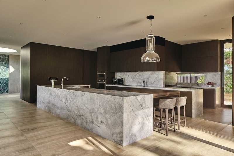 Inside a Striking Modern Home Hidden Behind a Sleek Timber Facade