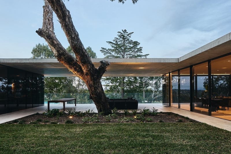 Inside a Striking Modern Home Hidden Behind a Sleek Timber Facade
