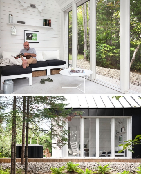 Inside the A-frame cabin where floor-to-ceiling glass changes everything