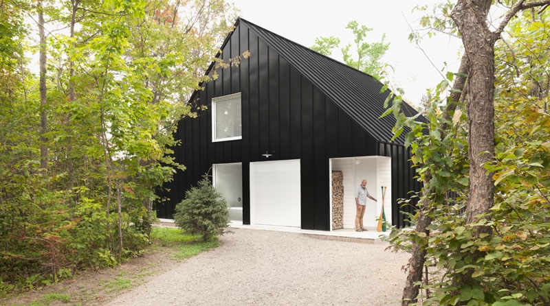 Inside the A-frame cabin where floor-to-ceiling glass changes everything