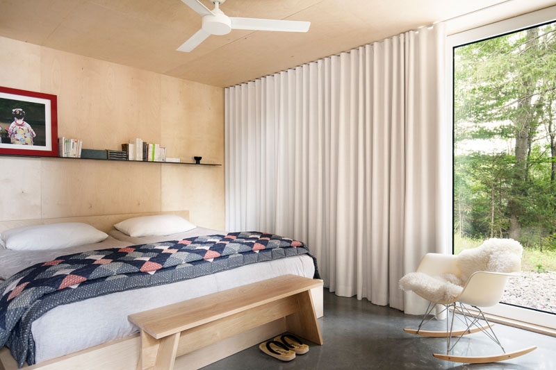 Inside the A-frame cabin where floor-to-ceiling glass changes everything