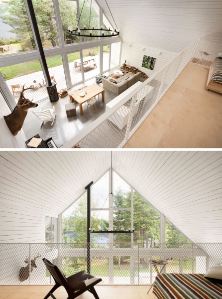 Inside the A-frame cabin where floor-to-ceiling glass changes everything