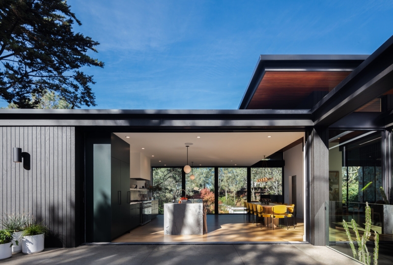 Mid-Century Modern Lines Shape This Light-Filled Home
