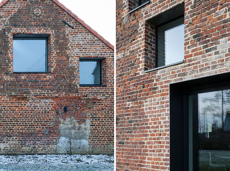 Stacked Wood Beams Turn This Barn Into a Functional Office