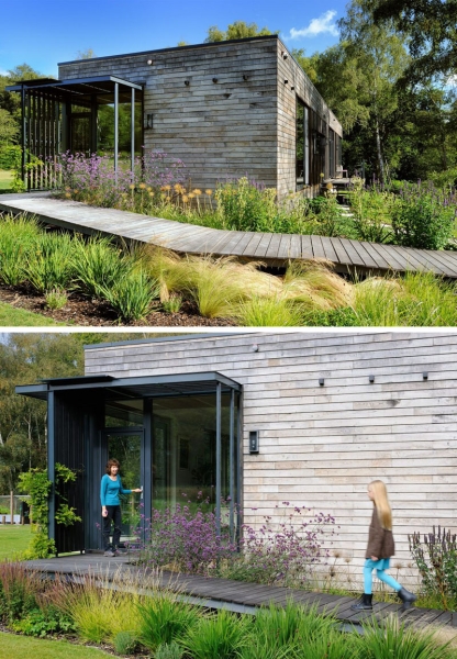 This mobile home doesn’t look like a mobile home at all