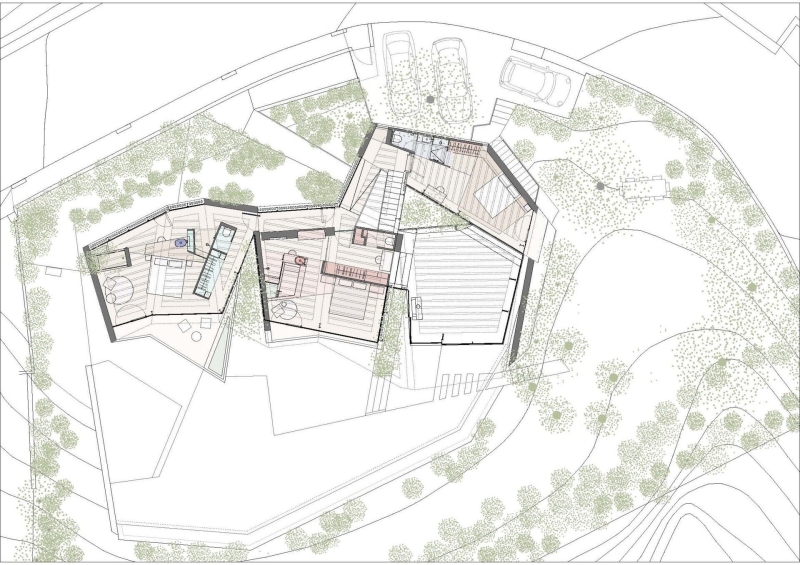 A Home That Unfolds Like a Sheet of Paper