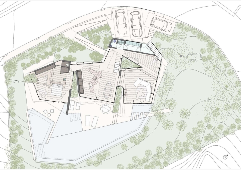 A Home That Unfolds Like a Sheet of Paper