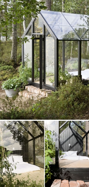 A Modular Greenhouse Where You Can Grow Plants and Rest