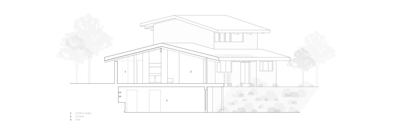 A Moody Mid-Century Modern House With Playful Family Spaces