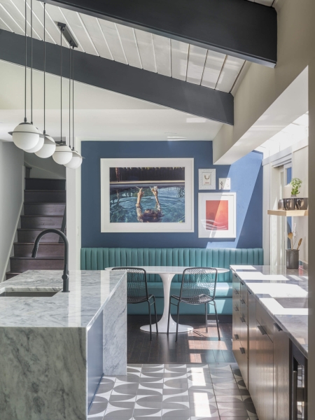 A Moody Mid-Century Modern House With Playful Family Spaces