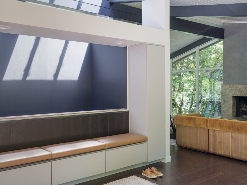 A Moody Mid-Century Modern House With Playful Family Spaces