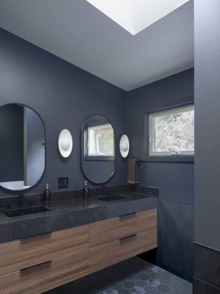 A Moody Mid-Century Modern House With Playful Family Spaces