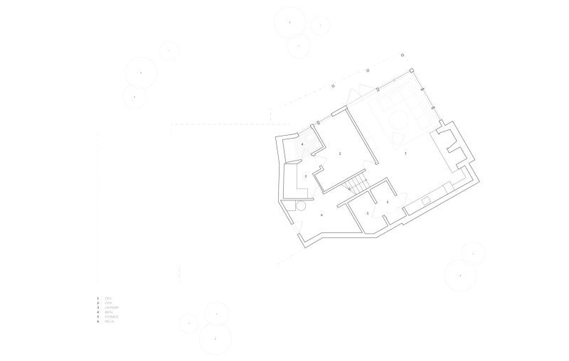 A Moody Mid-Century Modern House With Playful Family Spaces