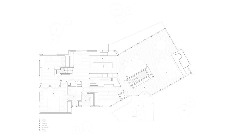 A Moody Mid-Century Modern House With Playful Family Spaces