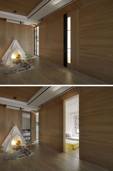 Clever Storage and Playful Details Define This Taipei Family Home