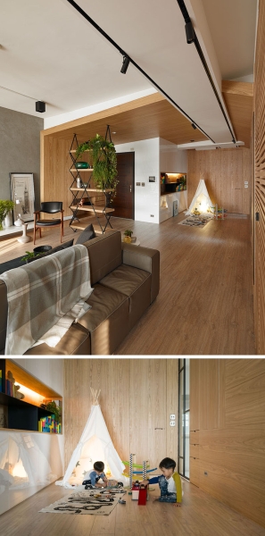 Clever Storage and Playful Details Define This Taipei Family Home