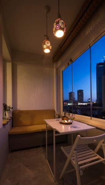 Clever storage maximizes every inch of this apartment
