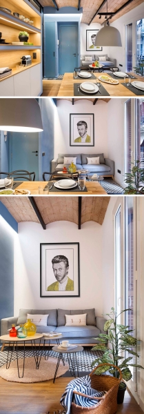 Historic Quarter Charm Meets Compact Coastal Living Inside This Small Apartment