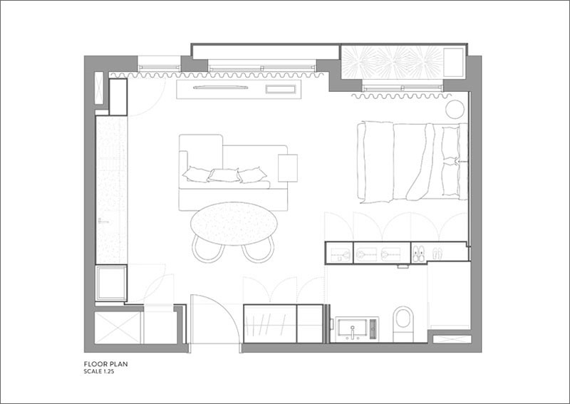 How 430 Square Feet Became a Stylish Home