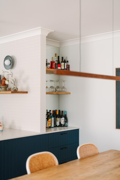 How a plain developer kitchen became a colorful family hub