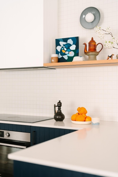 How a plain developer kitchen became a colorful family hub
