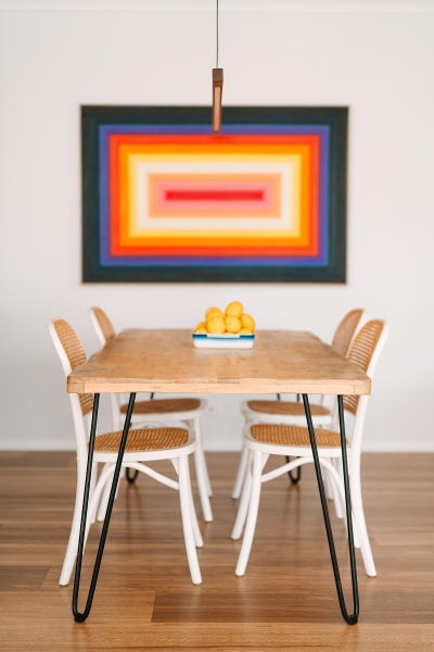 How a plain developer kitchen became a colorful family hub