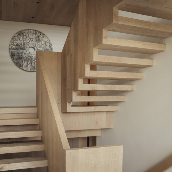 Inside A Stone House That Follows the Land