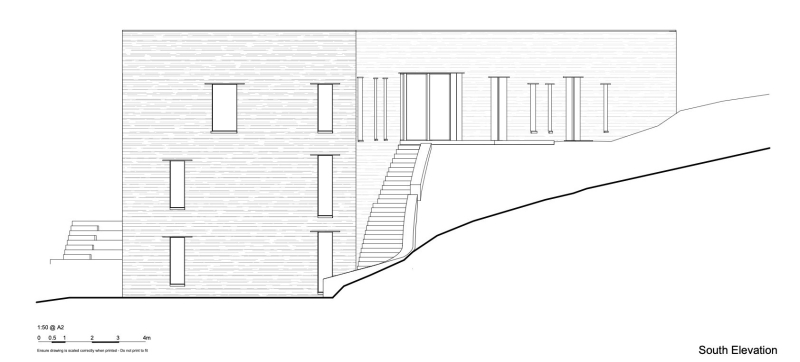 Inside A Stone House That Follows the Land