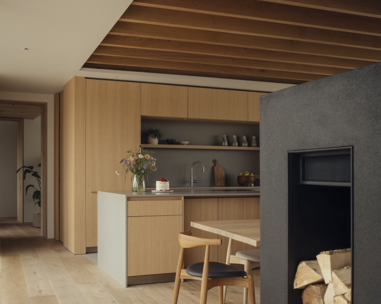 Inside A Stone House That Follows the Land