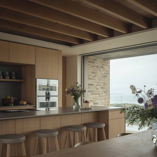 Inside A Stone House That Follows the Land
