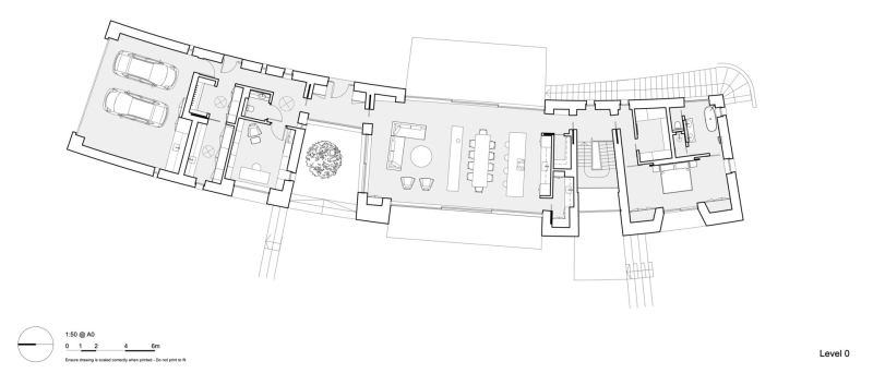 Inside A Stone House That Follows the Land