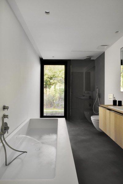 Inside the home where black-and-wood steals the show