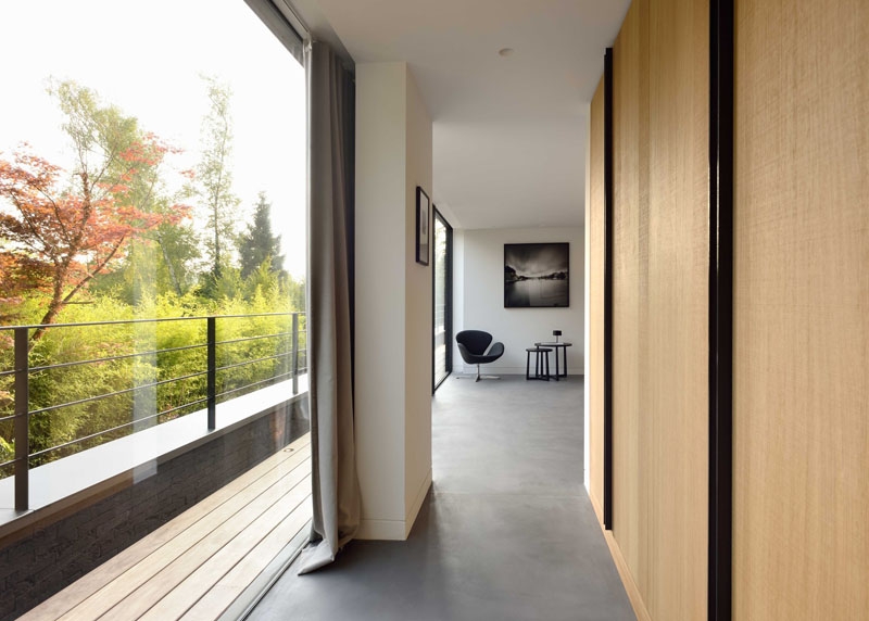 Inside the home where black-and-wood steals the show