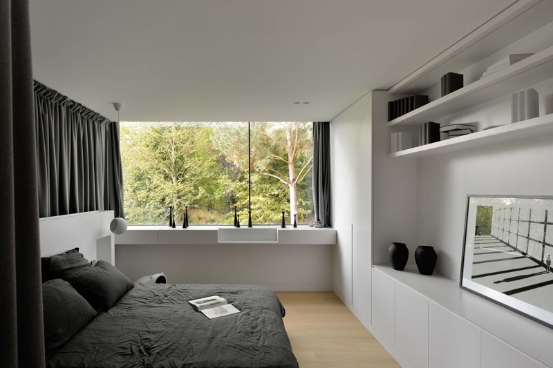 Inside the home where black-and-wood steals the show