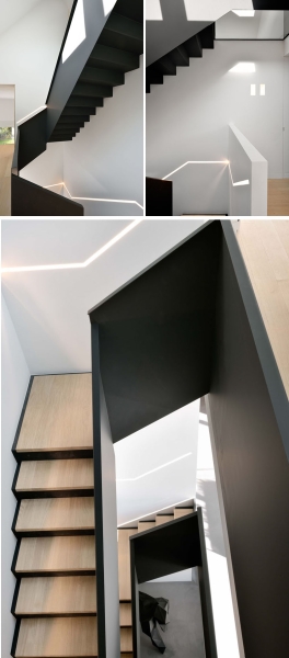 Inside the home where black-and-wood steals the show