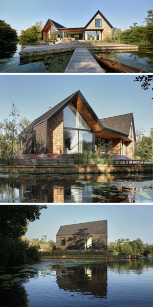 Inspired by Boat Sheds and Covered in Wood Shingles, This House Feels Surprisingly Modern
