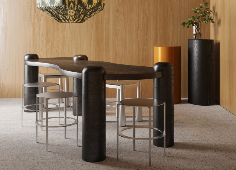 Interior architect Hanya Leo explores the profound bond between people and the spaces they inhabit through her first furniture collection