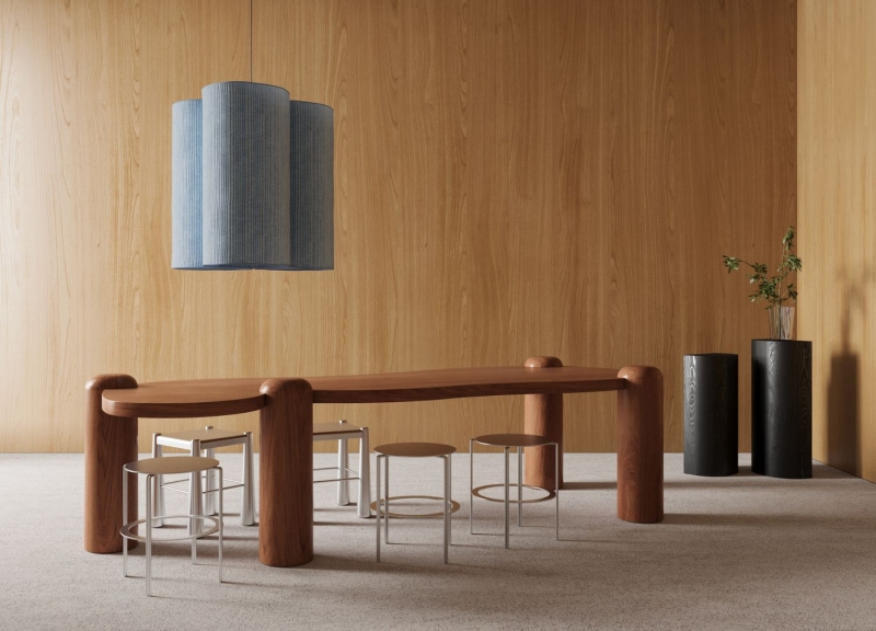 Interior architect Hanya Leo explores the profound bond between people and the spaces they inhabit through her first furniture collection