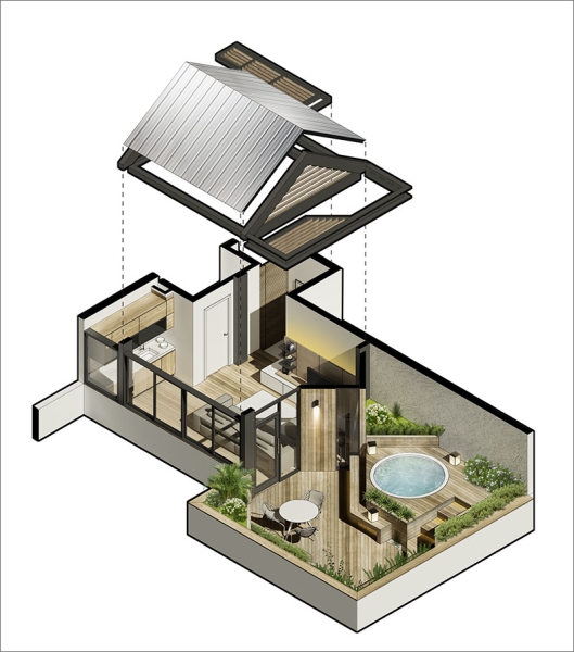Nature, Comfort, and Design Meet on This Urban Rooftop