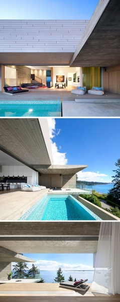 The infinity-edge pool that makes the ocean part of the house